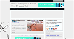 Desktop Screenshot of pregnancyover44.com